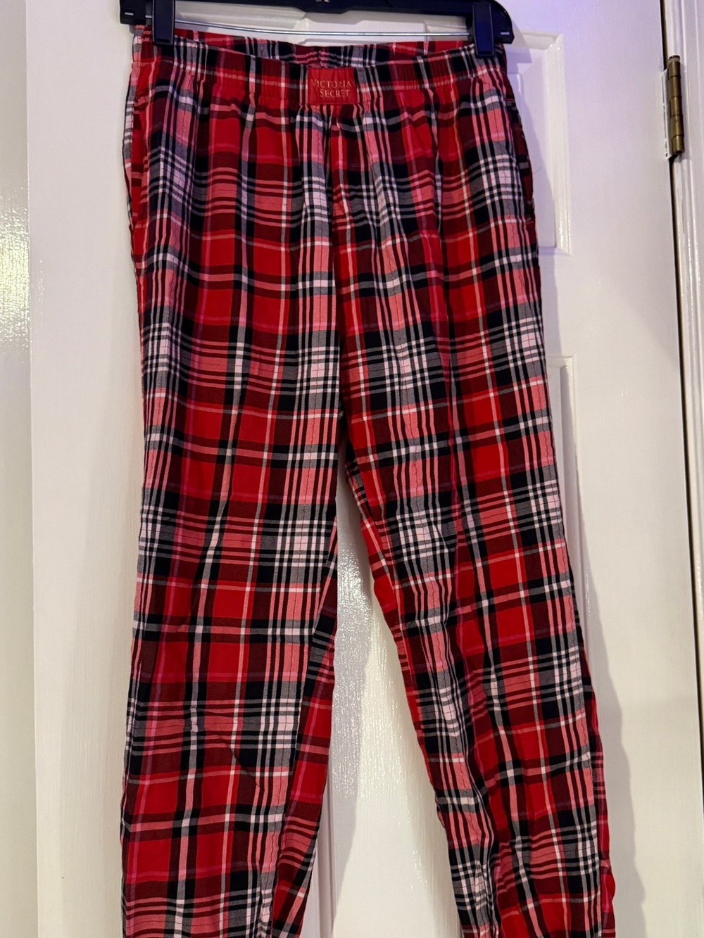 Victoria's Secret Red Black Plaid Pajama Pants